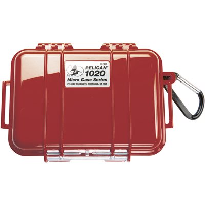 Pelican 1020Rwb 1020 Micro Case - Red With Black Existing Stock Only