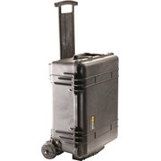 Pelican 1560 Carry On Case With Mobility Kit No Foam- Black