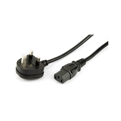LECTRO AC POWER CORD, FEMALE IEC320 TO UK (BS 1363) PLUG