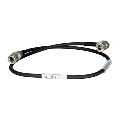 AMBIENT Adapter cable Hirose 4-pin 90° to Hirose 4-pin 90°, 0,5 m