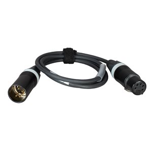 AMBIENT Stereo Micr. cable (PER4x0,25) XLR-5F to XLR-5M, length 2 m