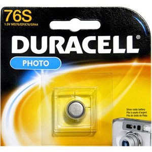 DURACELL MS76B 1.5 SILVER BUTTON BATTERY