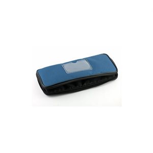 LECTRO POUCH, ZIPPERED, FOR HH TRANSMITTER, BLUE CORDURA