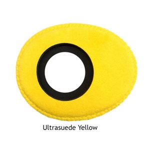 Bluestar Eyepiece Eyecushion Large Oval Ultrasuede Yellow