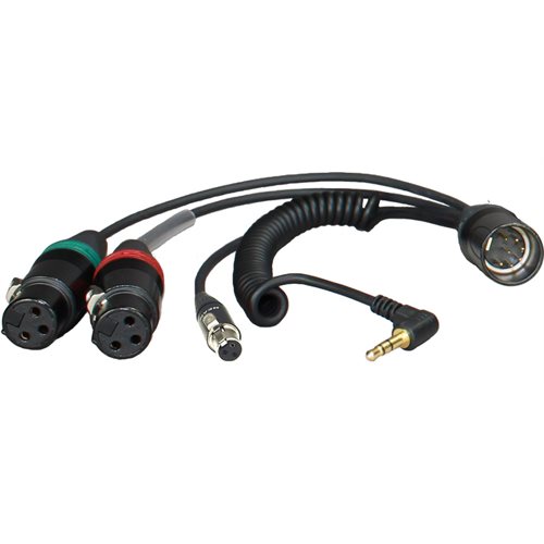 AMBIENT Breakout cable 2xXLR3F, TA3F, 3.5mm TRS-90°, HBS552