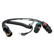 AMBIENT Breakout cable 2xXLR3F, Lemo5pin, 3.5mm TRS-90°, SD 664 / 633