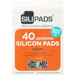 Sili-pads, 40 super adhesive transparent silicon glue pads