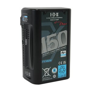 IDX DUO-C150P 145Wh Li-ion V-Mount Battery with 2x D-Taps & 1x USB-C