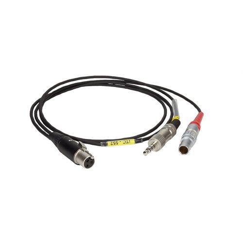 AMBIENT TC cable to SD552 + iPhone, Lemo 5-pin to TA3F + 3.5mm TRRS
