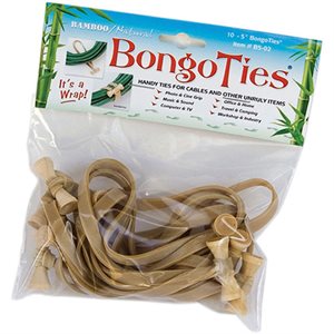 BongoTies Natural 10-pack