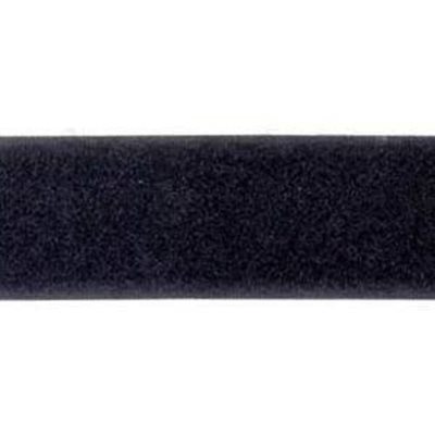 Velcro 25mm Loop Adhesive Back - Black 1m