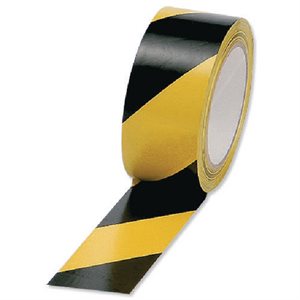 Stylus 210 Safety Tape Yellow / Black 48mm x 25m