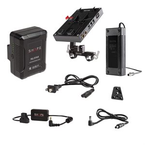 SHAPE 98Wh Battery Kit J-Box camera power and charger for eva1, FS7, FS7M2, FS5, FS5M2
