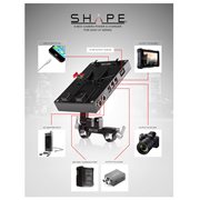 SHAPE 98Wh Battery Kit J-Box camera power and charger for Sony a7 series