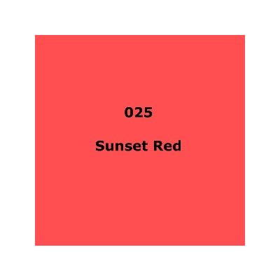 LEE Filters 025 Sunset Red Sheet 1.2m x 530mm
