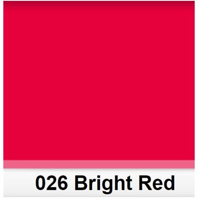 LEE Filters 026 Bright Red Roll 1.22m x 7.62m