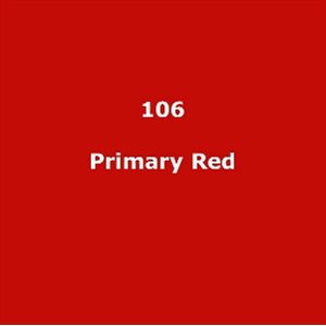 LEE Filters 106 Primary Red Sheet 1.2m x 530mm