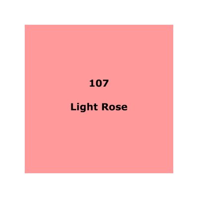LEE Filters 107 Light Rose Sheet 1.2m x 530mm
