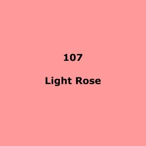LEE Filters 107 Light Rose Sheet 1.2m x 530mm