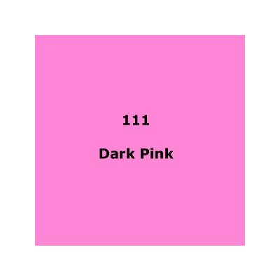 LEE Filters 111 Dark Pink Sheet 1.2m x 530mm