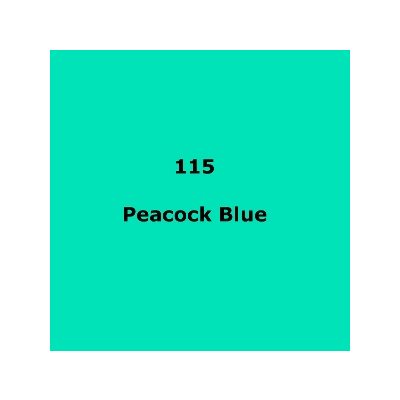 115 Peacock Blue sheet, 1.2m x 530mm / 48" x 21"