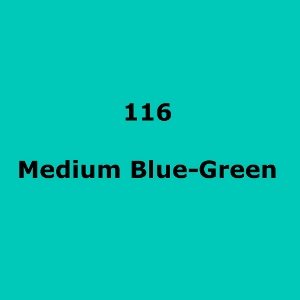 LEE Filters 116 Medium Blue-Green Sheet 1.2m x 530mm