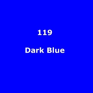 LEE Filters 119 Dark Blue Roll 1.22m x 7.62m