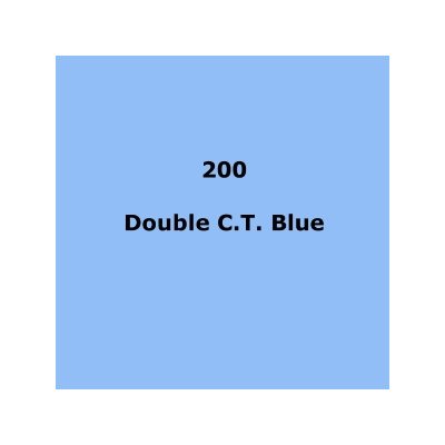 LEE Filters 200 Double C.T.Blue Sheet 1.2m x 530mm