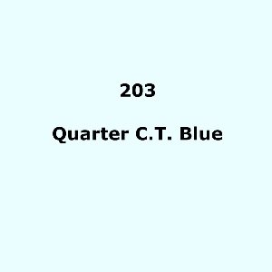 LEE Filters 203 Quarter C.T.Blue Roll 1.22m x 7.62m