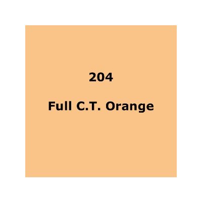 LEE Filters 204 Full C.T.Orange Roll 1.22m x 7.62m