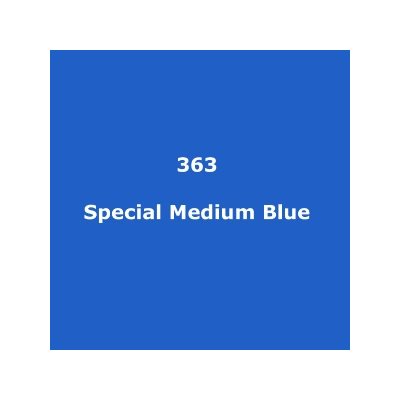 LEE Filters 363 Special Medium Blue Sheet 1.2m x 530mm