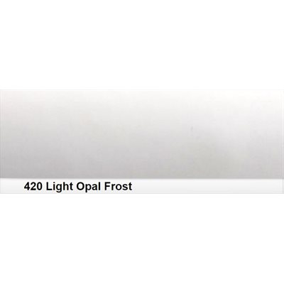 420 Light Opal Frost sheet, 1.2m x 530mm / 48" x 21"