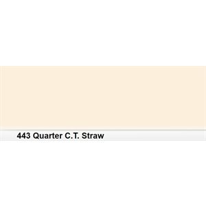 LEE Filters 443 Quarter C.T. Straw Sheet 1.2m x 530mm