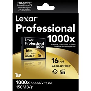 LEXAR 16GB CFC PROFESSIONAL 1000X