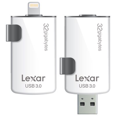 LEXAR JUMPDRIVE M20I 32GB LIGHTNING TO USB3