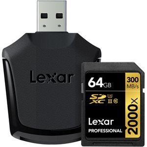 LEXAR PRO SDXC 64GB 2000X