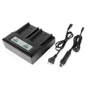 SHAPE NP-F dual LCD charger