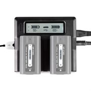 SHAPE NP-F dual LCD charger
