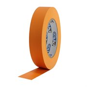 Pro Tapes® Pro 46 Orange Colored Crepe Paper Masking Tape 1" 54m / 60yds - 3" Core