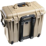 Pelican 1440 Case With Office Dividers And Lid Organiser - Desert Tan