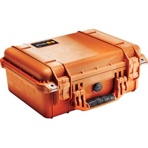 Pelican 1450 Case With Padded Dividers - Orange
