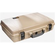 Pelican 1490 Computer Case With Pick N Pluck Foam And Lid Organiser - Desert Tan