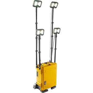 Pelican 9470M 2-Head Remote Area Lighting System Gen 3 Mobility- Yellow