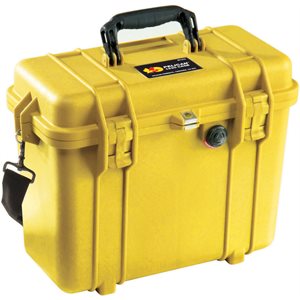 Pelican 1430 Case With Office Divider And Lid Organiser - Yellow