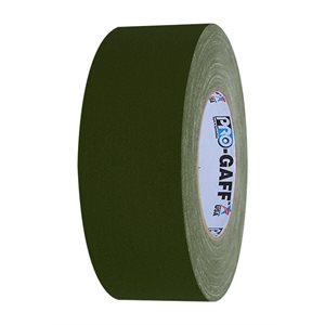 Pro Tapes® Pro Gaff 2' 50m / 55yds Olive Cloth Tape - 3" Core