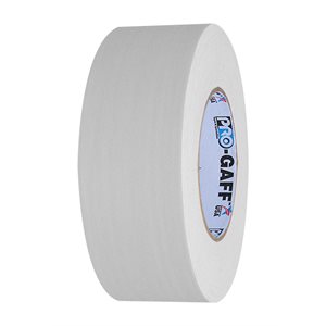 Pro Tapes® Pro Gaff 2' 50m / 55yds White Cloth Tape 3" core