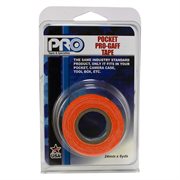 Pro Tapes® Pocket Tape Fluorescent  1" Orange  5.4m / 6yd -1" Core