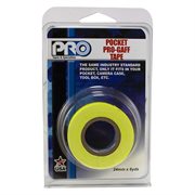 Pro Tapes® Pocket Tape Fluorescent  1" Yellow 5.4m / 6yd -1" Core