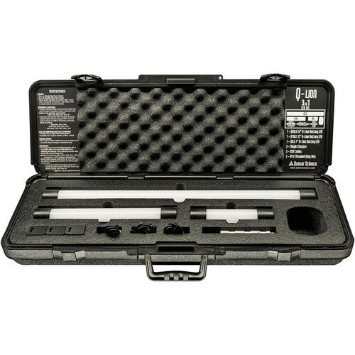 Quasar Science Q-Lion 3x1 Kit - One of each size, Hard Case