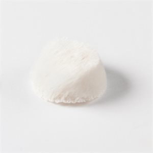 Rycote Overcovers Advanced Fur Discs for Lavalier Microphones 100-Pack, White